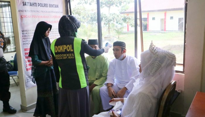 Tahanan Polres Bintan Nikah Di Kantor Polisi