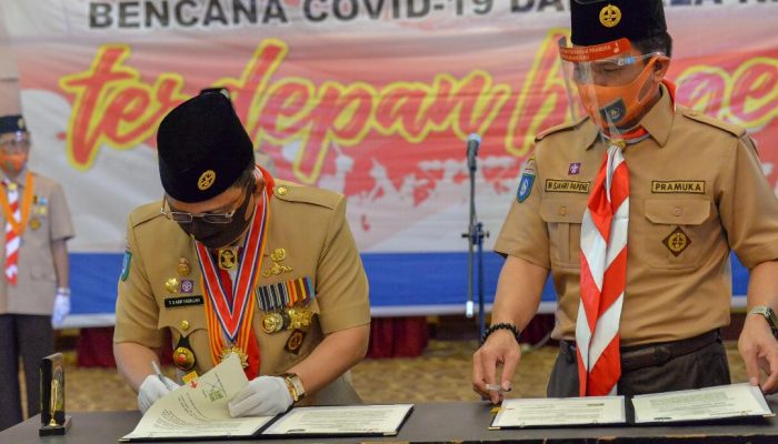 Pramuka Selalu Tanggap dan Siap Dalam Upaya Penanggulangan Covid 19