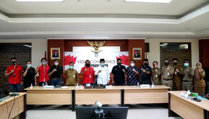 Gubernur Rapat Bersama PT. Telkom Bahas Masaalah Kuota dan Jaringan Internet