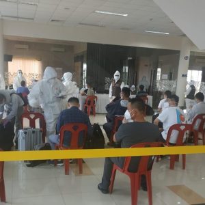 148 TKA Asal Cina Uji PCR Ulang Di Bandara RHF Tanjungpinang