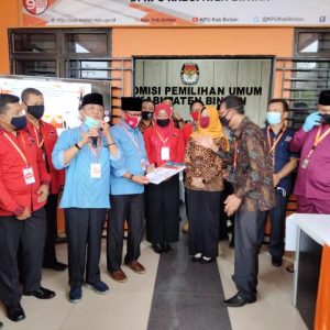 KPU Bintan Nyatakan Berkas Pendaftaran Alias Wello-Dalmasri Lengkap