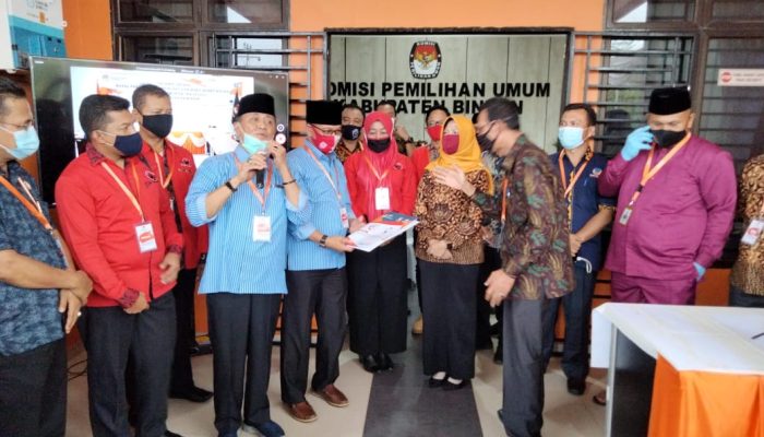 KPU Bintan Nyatakan Berkas Pendaftaran Alias Wello-Dalmasri Lengkap