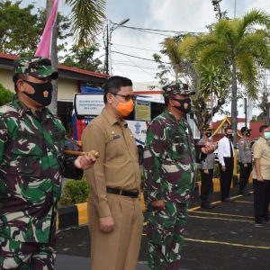 Polres Tanjungpinang Kawal Operasi Yustisi Pendisiplinan Protokol Kesehatan