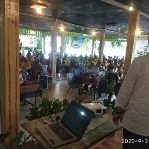 Relawan Karimun Pekikan “Hidup Ansar, Hidup Aman”