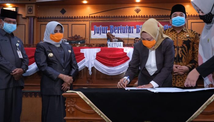 Rapat Paripurna : Penandatanganan KUA dan PPAS Perubahan 2020 APBD Kota Tanjungpinang