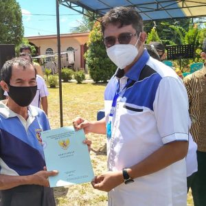 Ribuan Sertifikat PTSL Diserahkan Kepada Warga Bintan