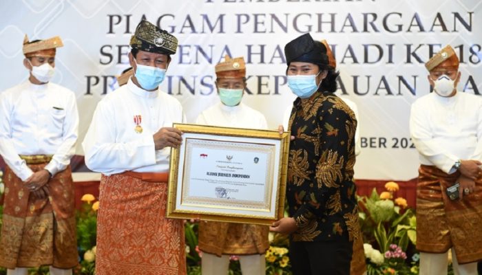 AJI Tanjungpinang Terima Penghargaan,Di Hari Jadi Provinsi Kepri ke 18