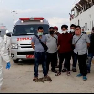 KM Sanus 83 Sandar Di Tanjung Moco, 22 Crew Kapal Terpapar Covid-19