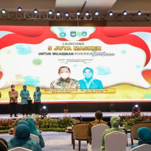 Tito Launching Gerakan 5 Juta Masker Untuk Masyarakat Kepri