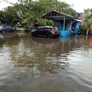 Habis Banjir Akibat Hujan Datanglah Banjir Pasang Air Laut