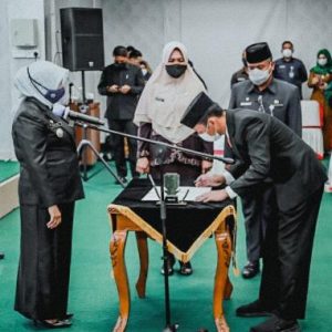 Walikota Lantik Surjadi Sebagai Kepala Bappelitbang Tanjungpinang