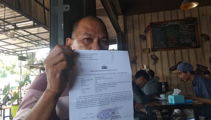 Nurwendi Laporkan Pinjaman Online Ke Polres Tanjungpinang
