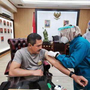 Jajaran Baharkam Polri Divaksinasi COVID-19 