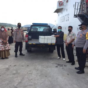 1,2 Kg Limbah Medis Vaksin Covid-19 Dari Tambelan Dikirim Ke RSUD Bintan