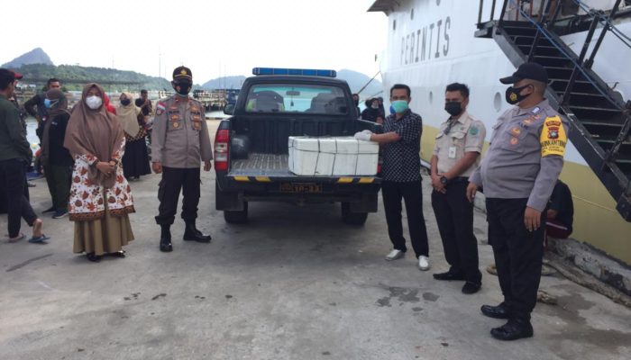 1,2 Kg Limbah Medis Vaksin Covid-19 Dari Tambelan Dikirim Ke RSUD Bintan
