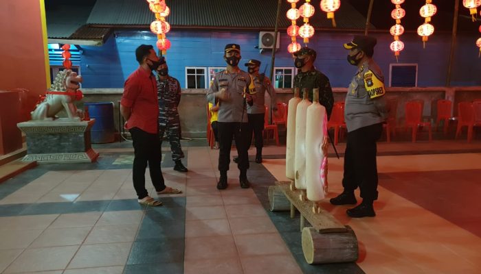Kapolres dan Dandim 0318/Natuna Pantau Pengamanan Tahun Baru Imlek 2572