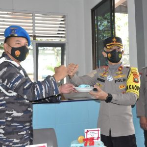 HUT Ke-75 POMAL, Polres Tanjungpinang Kunjungi Mako POMAL