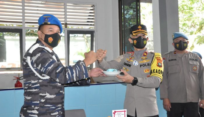 HUT Ke-75 POMAL, Polres Tanjungpinang Kunjungi Mako POMAL