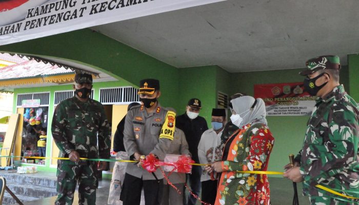 Cegah Covid-19, Kapolres Dan FKPD Tanjungpinang Launching 5 Kampung Tangguh