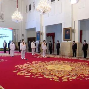 Presiden RI Lantik Ansar – Marlin Bersama Gubernur dan Wakil Gubernur Sumbar Dan Bengkulu