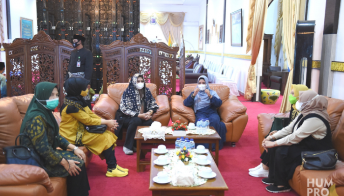 Dewi Kumalasari Kukuhkan TP-PKK Kabupaten Lingga Periode 2021-2024