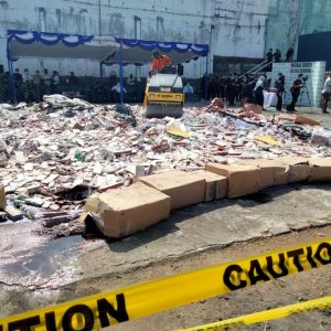 BC Tanjungpinang Musnahkan BMN Senilai Rp3.578.789.227,-