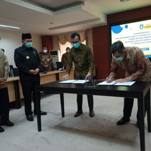 Gubernur Kepri Saksikan PLN Batam MoU Panbil Industrial Estate Bangun PLTU Biomassa