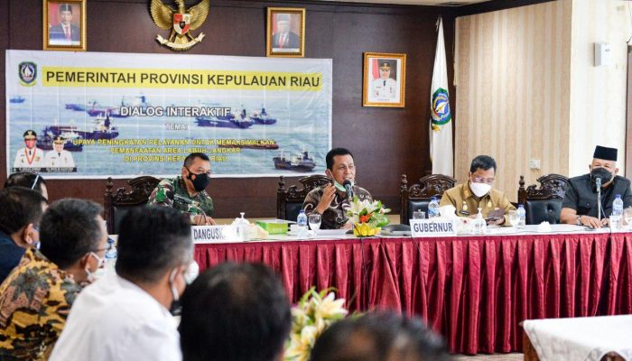 Gubernur Kepri Dialog Interaktif Bersama Badan Usaha Terkait Labuh Jangkar Di Kepri