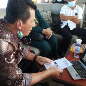 Gubernur Kepri Vicon Bersama Menko LBP Di Atas Laut Terkait Jembatan Babin