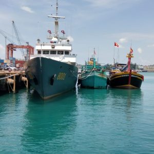 Baharkam Polri Amankan 2 Unit Kapal Ikan Berbendera Vietnam