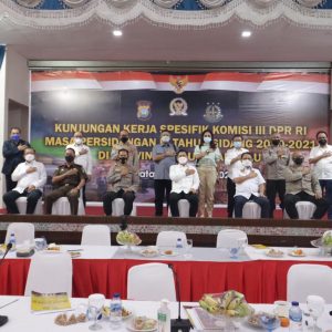 Pertanyakan Penanganan Penambangan Liar, Komisi III DPR RI Kunker Spesifik Di Polda Kepri