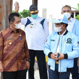 Gubernur dan Menkominfo Tinjau Geopark Natuna
