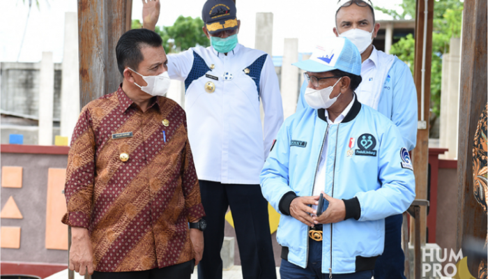 Gubernur dan Menkominfo Tinjau Geopark Natuna