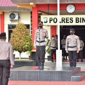 Polres Bintan Laksanakan Korp Raport Kenaikan Pangkat Pengabdian