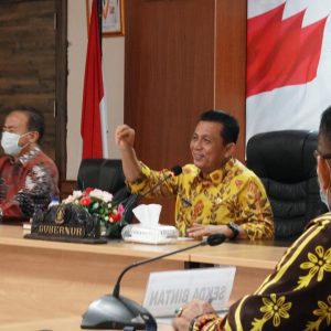 Gesa Pembangunan 35 Titik BTS di Kepri, Gubernur Rapat Daring Bersama Dirut BAKTI