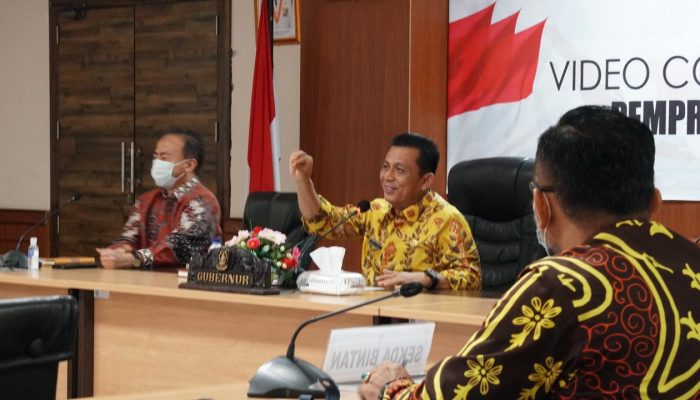 Gesa Pembangunan 35 Titik BTS di Kepri, Gubernur Rapat Daring Bersama Dirut BAKTI