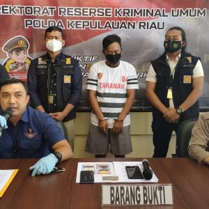 Ditreskrimum Polda Kepri Amankan Pelaku Tindak Pidana Pornografi Dan ITE