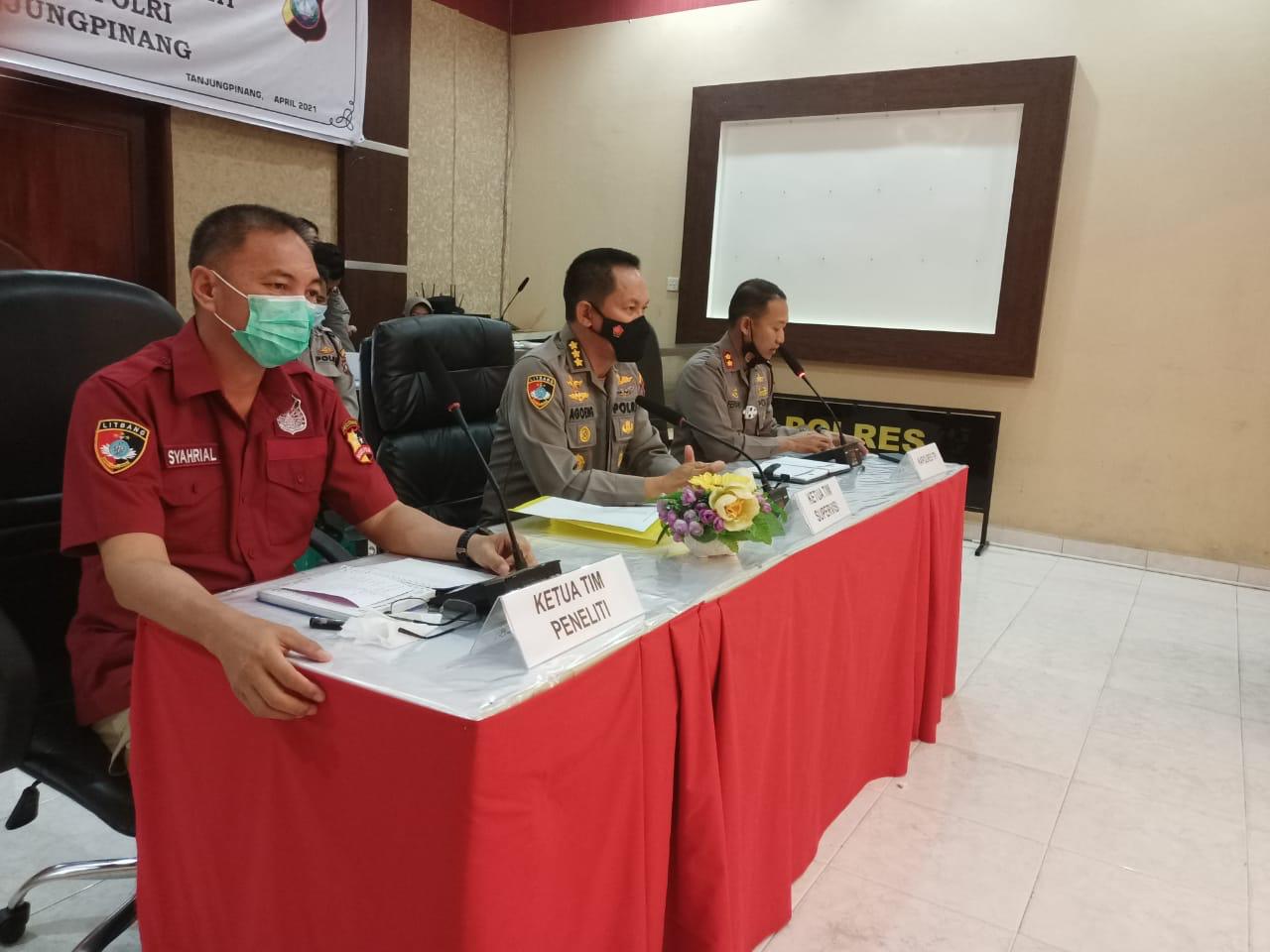 Tim Puslitbang Polri Lakukan Penelitian dan Supervisi Tingkat Kepercayaan Masyarakat Terhadap Kinerja Polri