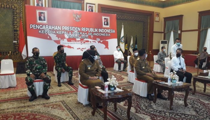 Arahan Presiden RI Melalui Vicon Kepala Daerah Se- Indonesia: Segerakan Belanja APBD