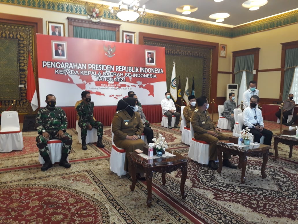 Arahan Presiden RI Melalui Vicon Kepala Daerah Se- Indonesia: Segerakan Belanja APBD