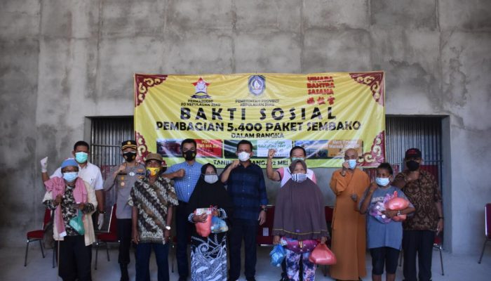 Vihara Bahtra Sasana Bhakti Sosial Bagikan Paket Sembako