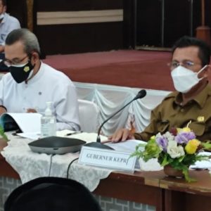 Bahas Pembangunan Bandara RHA dan Pelabuhan Malarko, Gubernur Pimpin Rakor Di Karimun