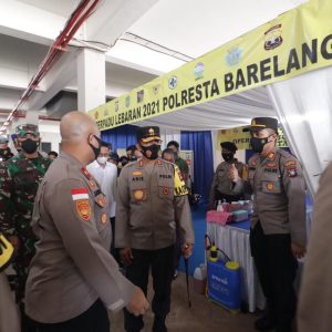 Kapolda Kepri Tinjau Pos Pengamanan Dan Pelayanan Operasi Ketupat Seligi 2021
