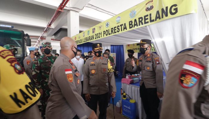 Kapolda Kepri Tinjau Pos Pengamanan Dan Pelayanan Operasi Ketupat Seligi 2021