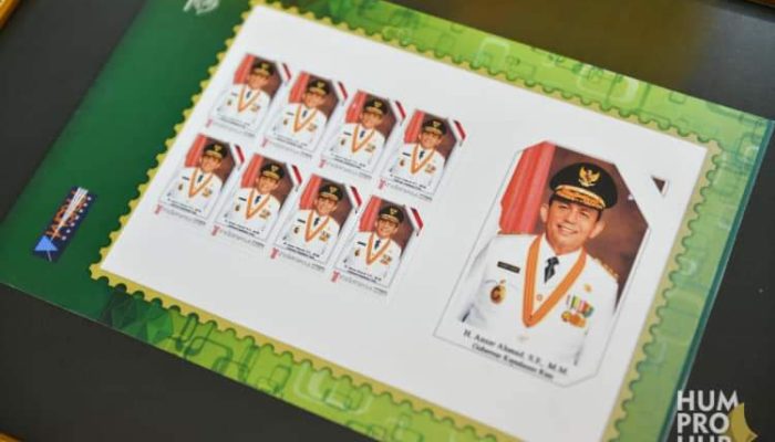 PT Pos Akan Cetak Prangko Bergambar Gubernur Ansar Ahmad
