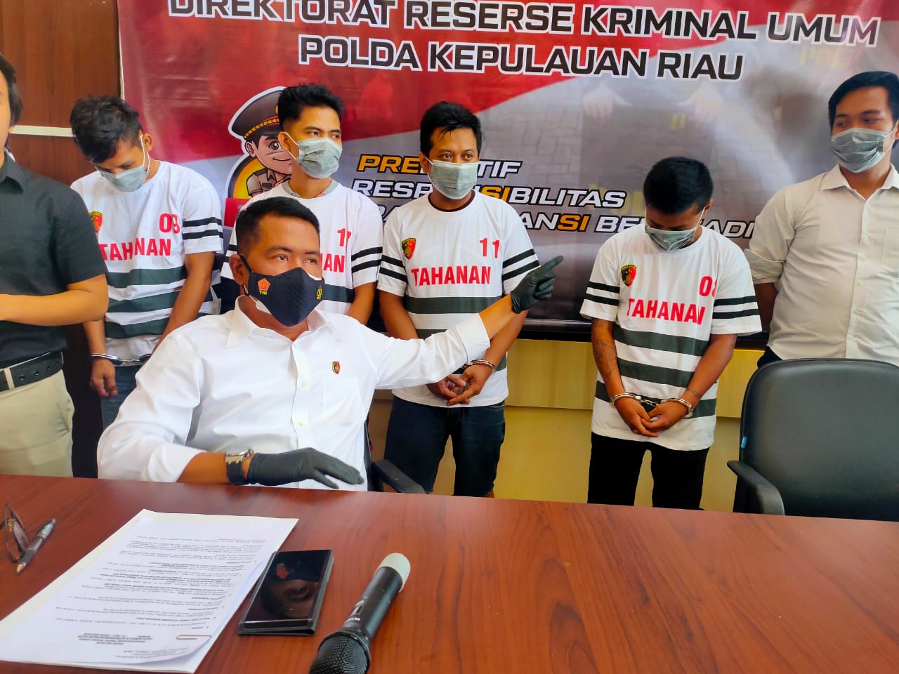 Dit Reskrimum Polda Kepri Bekuk Dua Pelaku Curas Dan Dua Penadah 