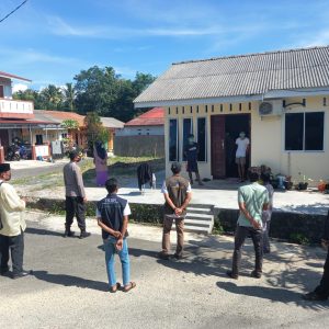Kapolres Bintan Cek Posko PPKM Dan Lokasi Isolasi Mandiri Warga Terpapar Covid-19
