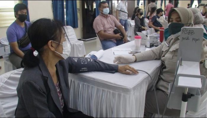 504 Warga Ikuti Vaksinasi Massal Digelar Polda Kepri