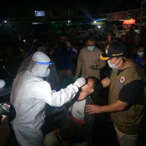 Pemko Tanjungpinang Razia Rapid Antigen, 6 Pengunjung Positif Covid-19