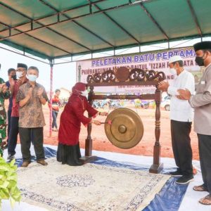 Rahma Peletakan Batu Pertama Masjid Baitul ‘Izzah Di Perumahan Permata Galaxy